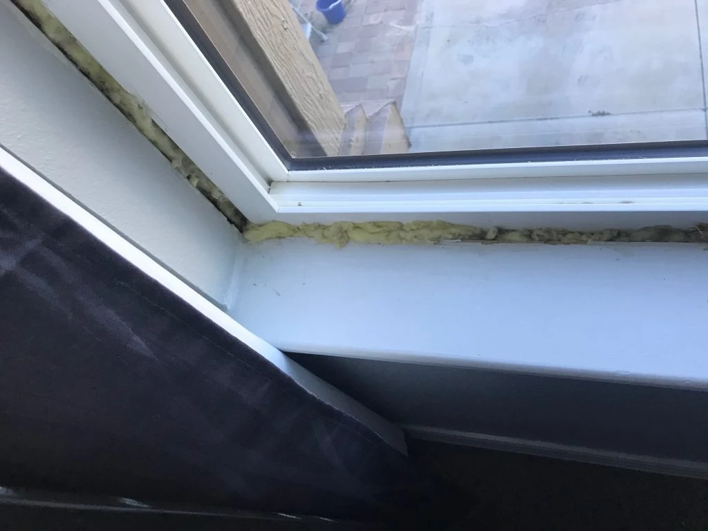 Poorly Installed Window example